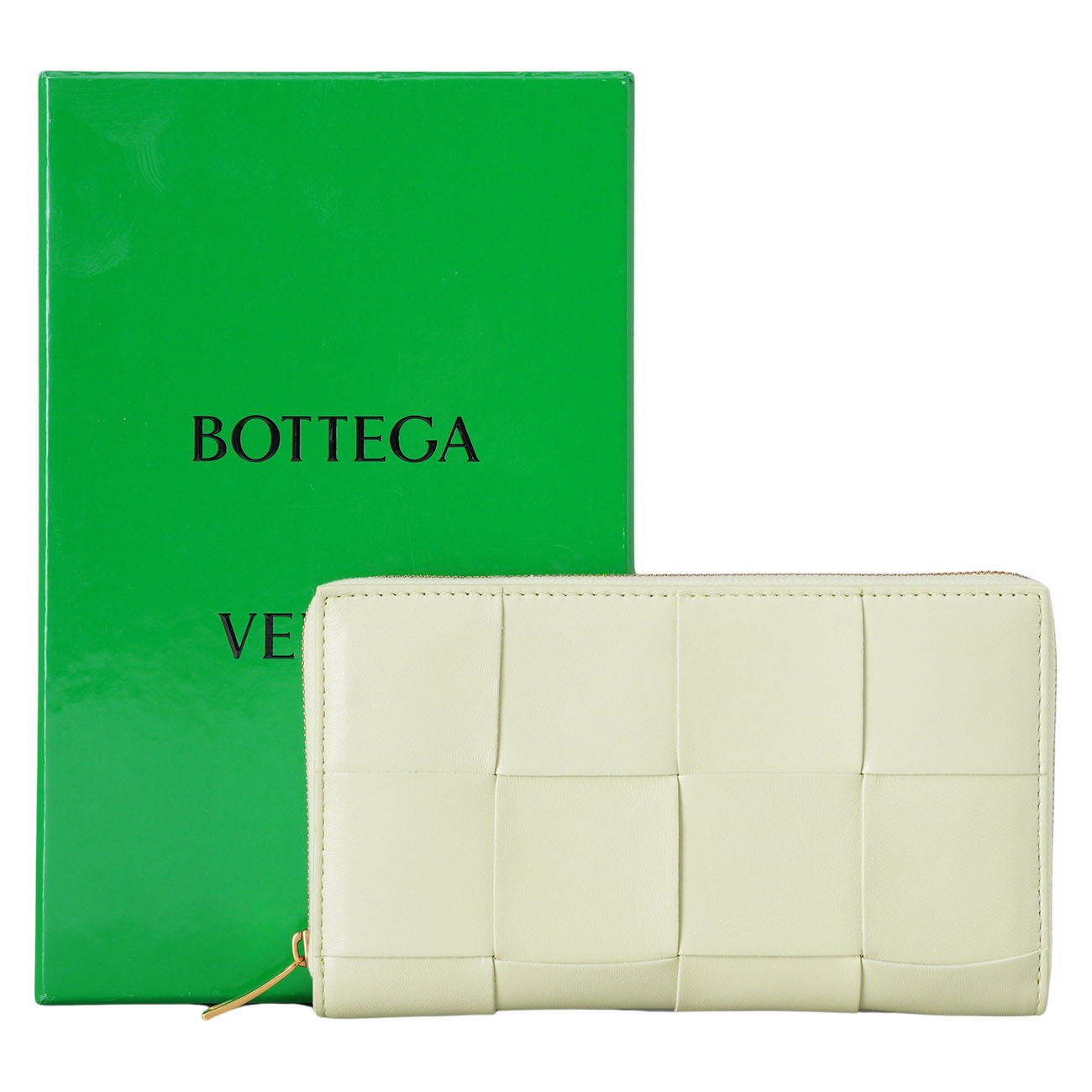 BOTTEGA VENETA(USED)보테가베네타 카세트 지퍼 장지갑